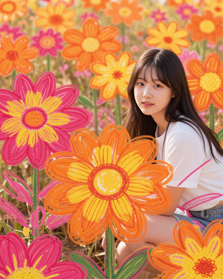 꽃밭의 소녀
